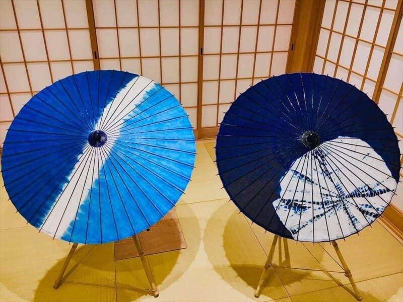 Aizome (indigo dyeing) This has long been a favourite colour in Japan.