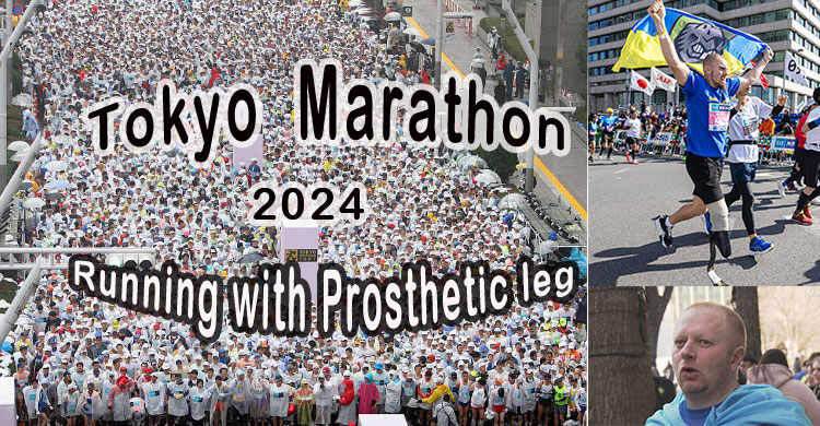 Two former Ukrainian soldiers run the Tokyo Marathon 2024 with ...